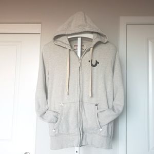 True Religion Classic Buddha Logo Zip Up Hoodie